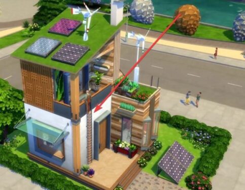 ladders sims 4 eco-lifestyle