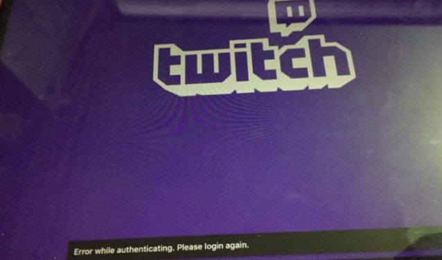 Twitch Error While Authenticating, Login Again | Fix it