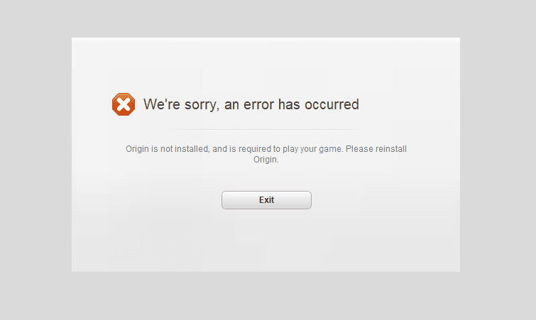 fifa origin error