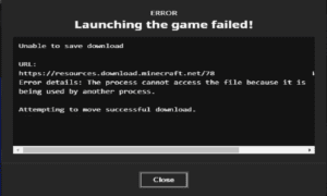 how to fix minecraft launcher unable to save download