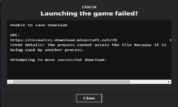 fix minecraft error unable to save download