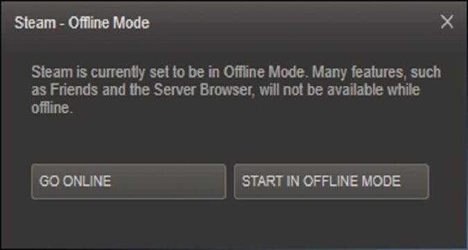 how to play steam games no internet