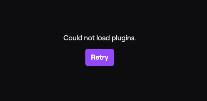 fix twitch could not load plugins