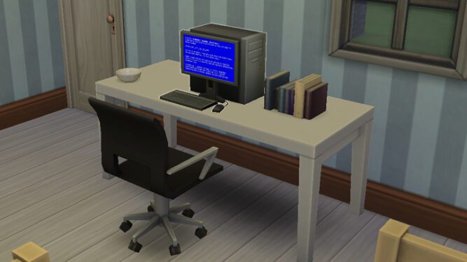 bsod in sims 4 game