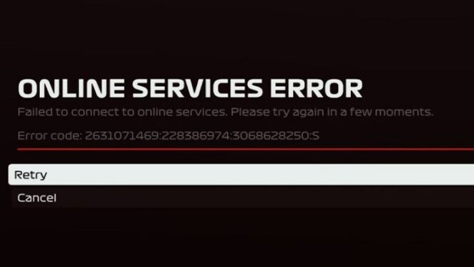 troubleshoot f1 2020 online services error
