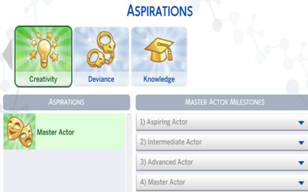 fix sims 4 aspirations missing