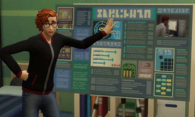 sims 4 university presentation board disappeared