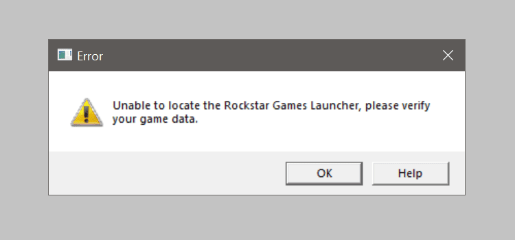 rockstar games launcher not responding on startup.