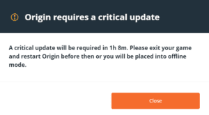 syberia ii origin update not installing