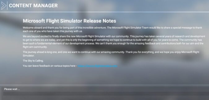 fix Microsoft Flight Simulator Content Manager issues