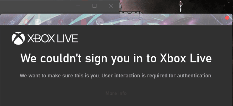 Xbox Live Identity Provider Not Working | Fix