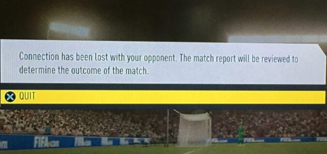 connection to your opponent has been lost fix fifa error