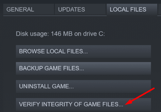 steam says play game and not download