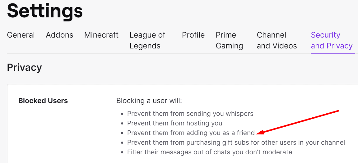 twitch settings blocked users