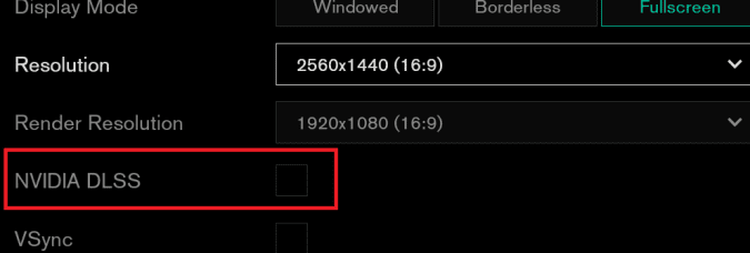 enable dlss quality nvidia