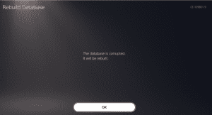 How to Fix PS5 Database Is Corrupted Error