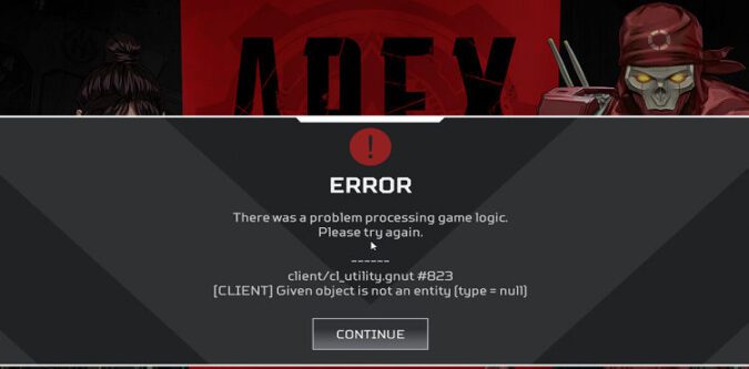 given object is not an entity apex legends