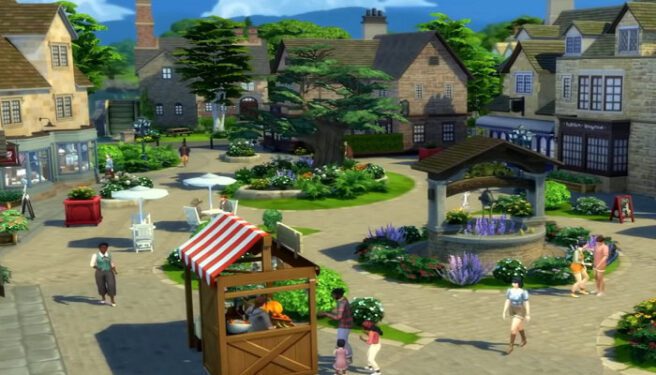 Sims 4 Cottage Living Map Neighborhoods And Lots