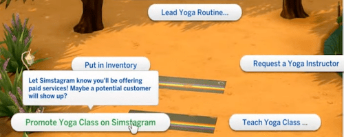sims-4-spa-day-promote-yoga-class-on-simstagram