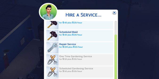 Fix Hire A Service Missing In The Sims 4