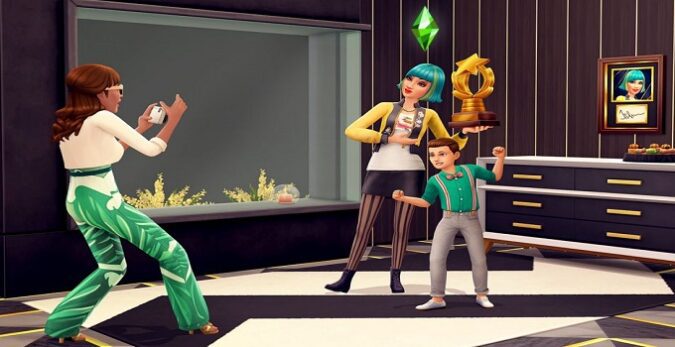 Can you date a celebrity in Sims 4?