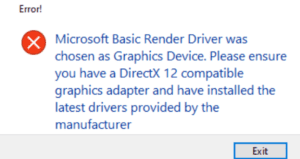 Как удалить microsoft basic render driver windows