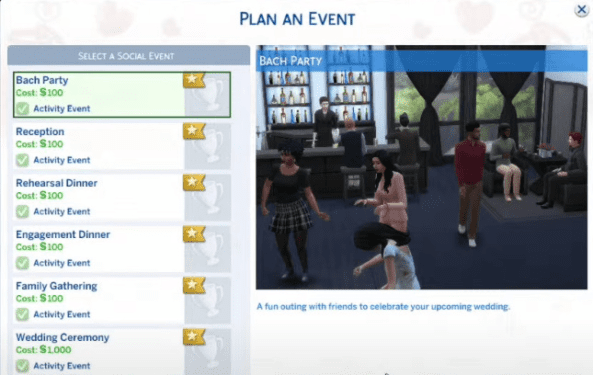 Sims-4-plan-wedding-event