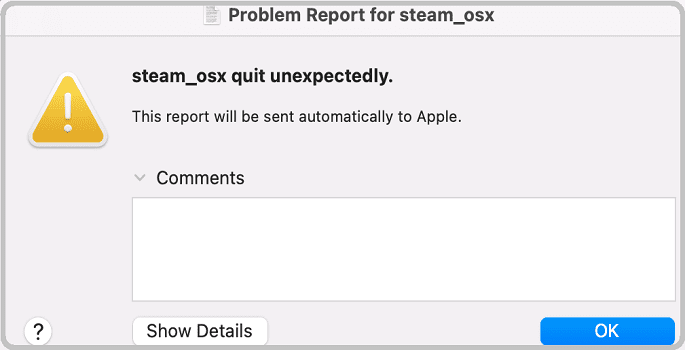 Fix Steam Quit Unexpectedly on Mac Monterey/Big Sur/Catalina