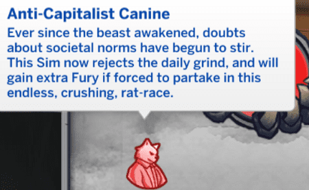 Sims-4-Werewolf-Temperament-Anti-Capitalist-Canine