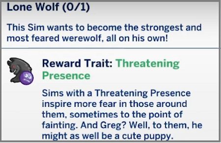 Sims-4-Werewolves-Threatening-Presence-trait