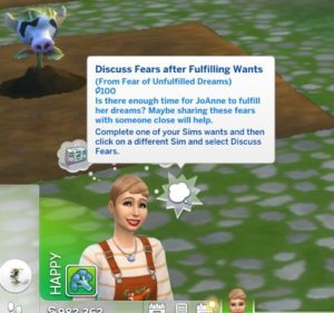 sims 4 wants and fears