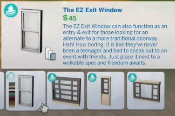 Sims-4-EZ-Exit-Window