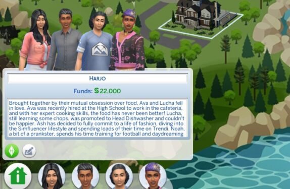 Sims-4-Harjo-family