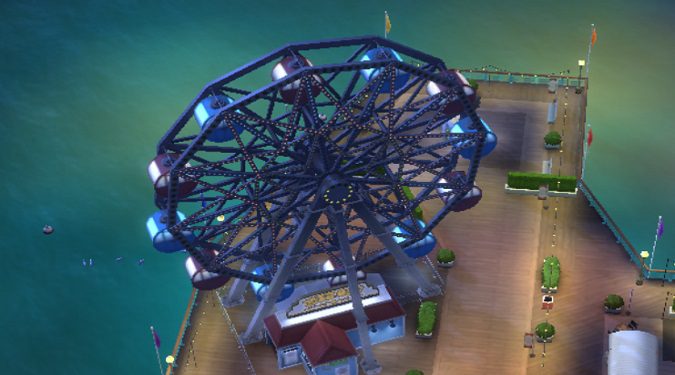 You can woohoo on the Ferris wheel in The Sims 4 High School expansion, if  that's what you're into