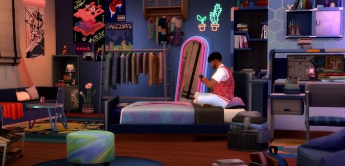 Sims-4-High-School-Years-bedroom-design