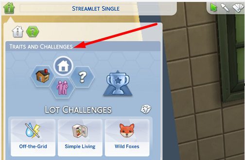 Sims-4-Lot-Traits-panel