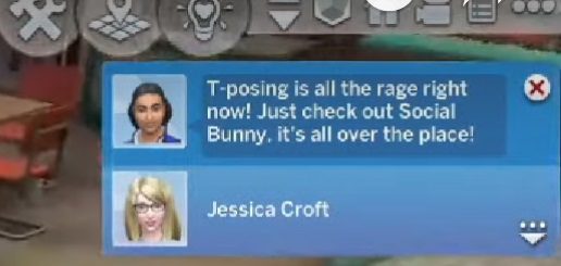 Sims-4-T-Pose-challenge-Social-Bunny