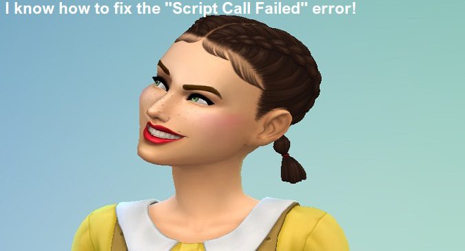 Sims-4-fix-script-call-failed