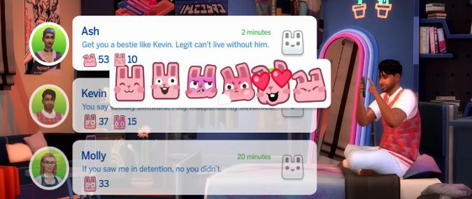 Sims-4-sending-messages-Social-Bunny