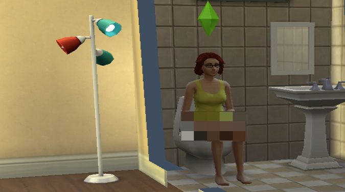 Sims-4-toilet-catches-on-fire