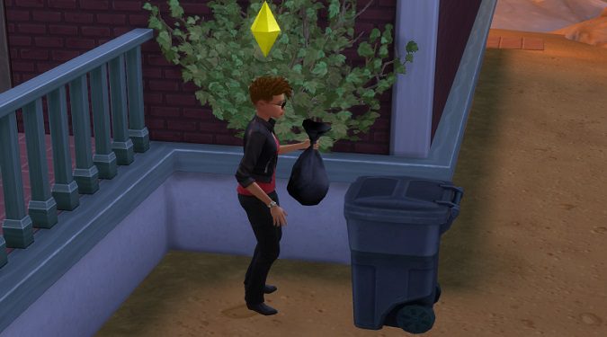 Sim-wont-throw-away-trash-Sims-4
