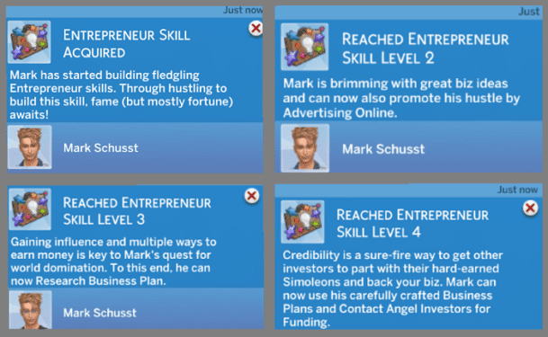 Sims-4-Entrepreneur-skill-levels