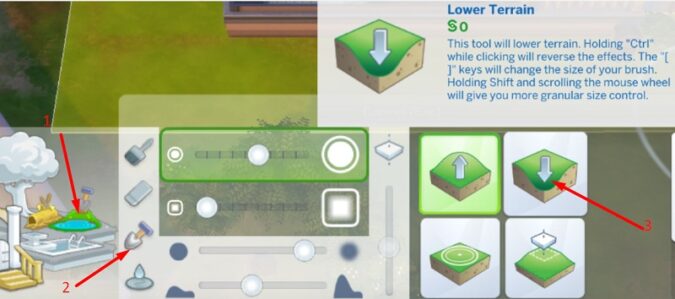 Sims-4-Lower-Terrain-tool