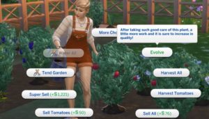 sims 4 auto evolve plants