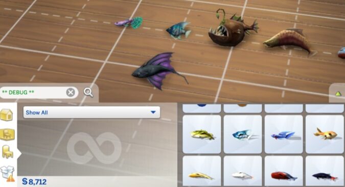 sims 4 level 10 fishing cheat