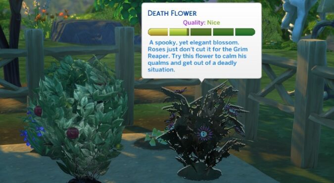 How To Get The Death Flower (Cheat) - The Sims 4 