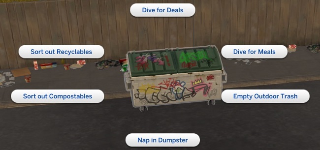 The-Sims-4-Dumpster-options