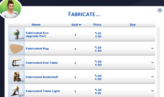 The-Sims-4-Fabrication-recipes