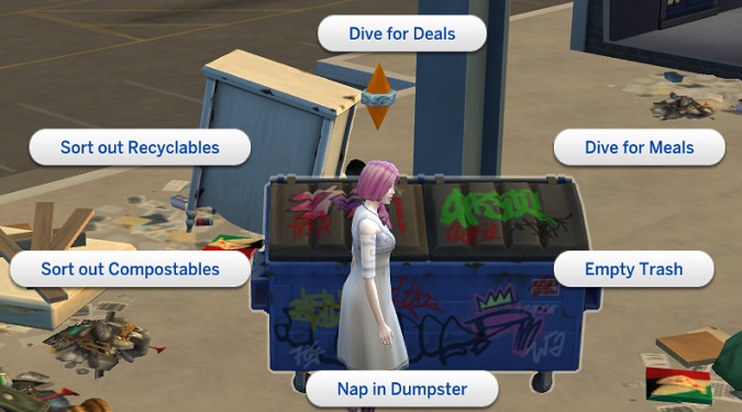 the sims 4 eco lifestyle dumpster