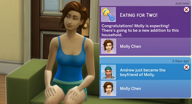 sims 4 can you have a baby in university